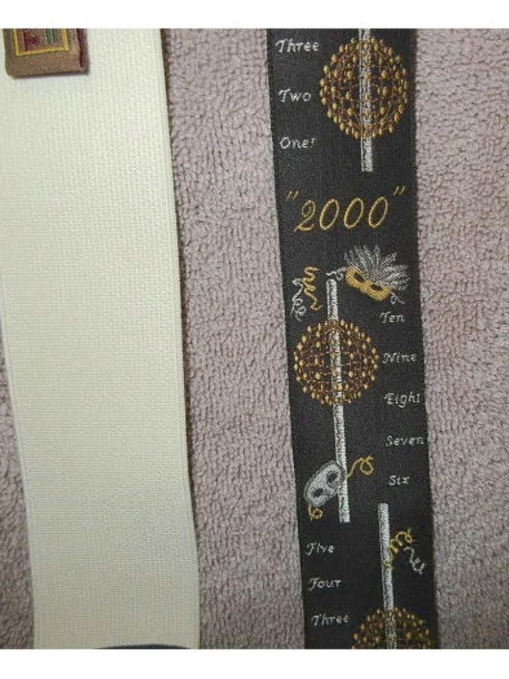 Collectors Edition Trafalgar Y2K New Years Suspenders Leather Silk Braces 2000